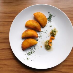 Empanadas con ají de lulo